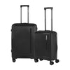 TRAVEL TIME TT-8024 20"+26" Double-Wheel Expandable Hard Case Spinner - Black