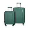 TRAVEL TIME TT-8024 20" + 24" Double-Wheel Expandable Hard Case Spinner - Dark Green