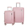 TRAVEL TIME TT-8024 20" + 24" Double-Wheel Expandable Hard Case Spinner - Pink