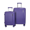 TRAVEL TIME TT-8024 20" + 24" Double-Wheel Expandable Hard Case Spinner - Purple