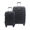 Travel Time TT-8026 20" + 25" Double Wheels Expandable Hard Case Luggage - Black