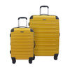 Travel Time TT-8026 20" + 25" Double Wheels Expandable Hard Case Luggage - Yellow