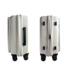 TRAVEL TIME TT-8037 20" Front Opening Hard Case Spinner Luggage - Expandable, Anti-theft Zipper, TSA Lock - Khaki