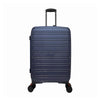 TRAVEL TIME TT-8037 28" Front Opening Hard Case Spinner Luggage - Expandable, Anti-theft Zipper, TSA Lock - Navy