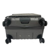 TRAVELTIME 20" + 27" Top Opening Expandable Hard Case Spinner - Dark Grey