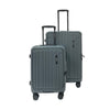 TRAVELTIME 20" + 27" Top Opening Expandable Hard Case Spinner - Stone Blue