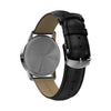 TIMEX Easy Reader® 35mm Leather Strap Watch - Black/Silver-Tone