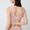 Triumph Tri-Air Lite Breeze Non-Wired Push Up Deep V Bra - Rose