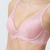 Triumph Aqua Plumeria Wired Push Up Deep V Bra - Opal Pink