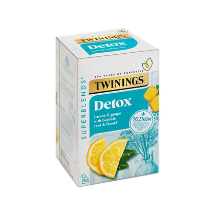 TWININGS Superblends® Detox - 20 Teabags (Best Before: Jan 2028)
