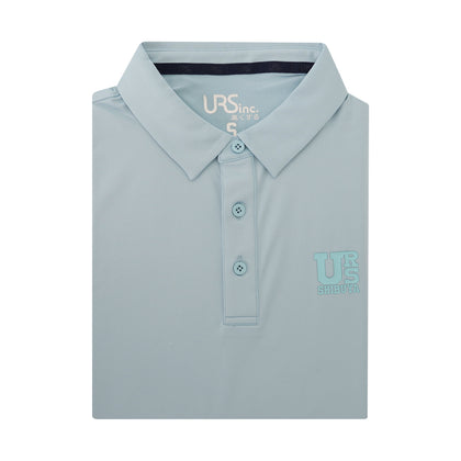 URSinc. Quick Dry Short-Sleeved Polo - Blue
