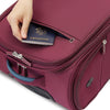 VERAGE VISIONARY GM17016-10DW 14" Laptop 4 Wheels Trolley Case - Grape Red