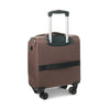 VERAGE 14" Double Wheel Underseat-Fit Trolley Bag - Chestnut Brown
