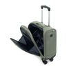 VERAGE 14" Double Wheel Underseat-Fit Trolley Bag - Green Grey