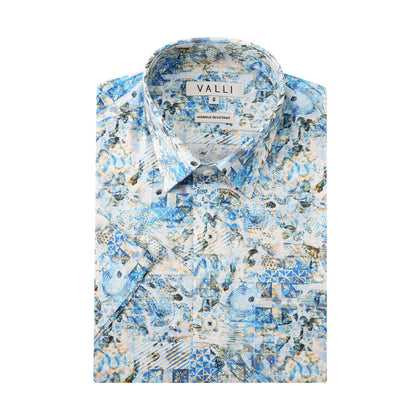 VALLI Short Sleeved Shirt - Blue