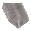 [Bundle of 2] VALLI 100% Cotton Disposable Briefs (5-pc Pack) - Grey