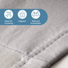 [Bundle of 2] VALLI 100% Cotton Disposable Briefs (5-pc Pack) - Grey
