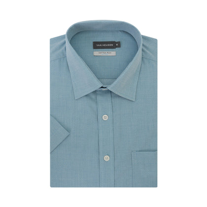 Van Heusen Short-sleeved Shirt - Blue