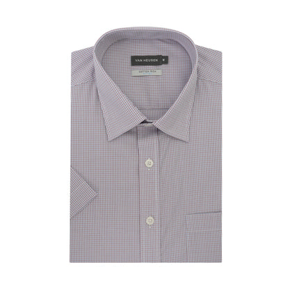 Van Heusen Short-sleeved Shirt - Purple