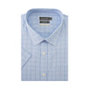 Van Heusen 100% Cotton Short-sleeved Shirt - Blue