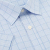 Van Heusen 100% Cotton Short-sleeved Shirt - Blue
