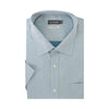 Van Heusen 100% Cotton Platinum Collection Short-Sleeved Shirt - Blue