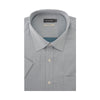Van Heusen 100% Cotton Platinum Collection Short-Sleeved Shirt - Blue