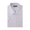 Van Heusen 100% Cotton Platinum Collection Short-Sleeved Shirt - Pink