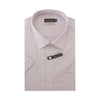 Van Heusen 100% Cotton Platinum Collection Short-Sleeved Shirt - Pink