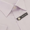 Van Heusen 100% Cotton Platinum Collection Short-Sleeved Shirt - Pink