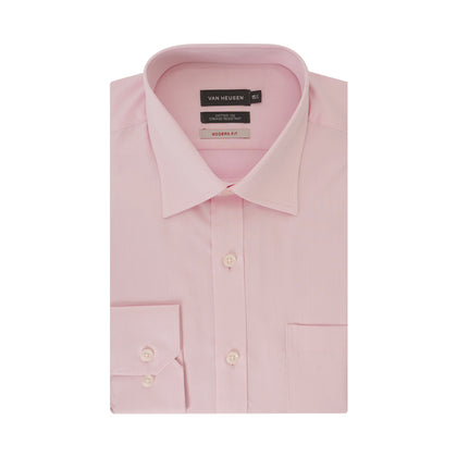 Van Heusen 100%  Cotton Long-sleeved Shirt - Pink