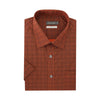 Van Heusen 100% Cotton Short-Sleeved Shirt - Orange
