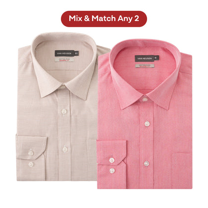 [Mix & Match Any 2] Van Heusen Long-Sleeved Shirt - Assorted