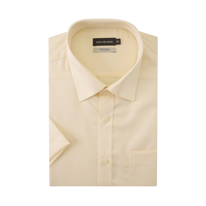 Van Heusen 100% Egyptian Cotton Short Sleeved Shirt - Col L