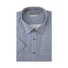Van Heusen 100% Cotton Short-Sleeved Shirt - Col-10