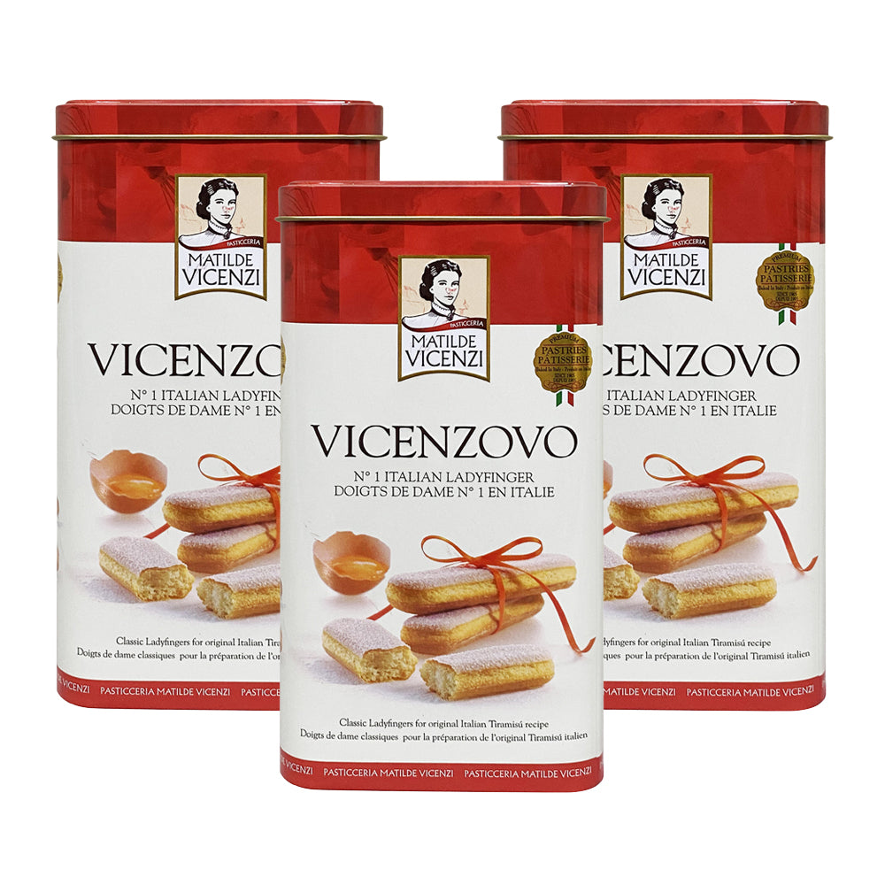 [ONLINE EXCLUSIVE Xmas Bundle of 3] Pasticceria Matilde Vicenzi VICENZOVO Italian Ladyfingers - 400g