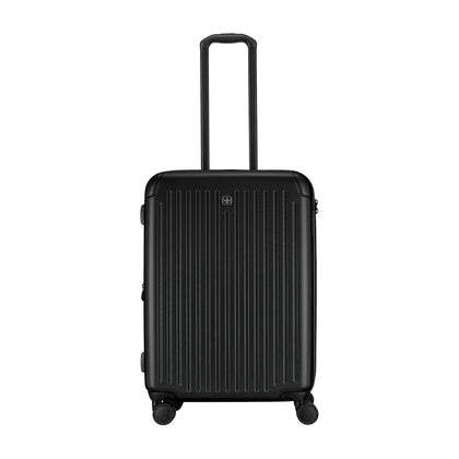 WENGER 66cm Flyn Pro Double Wheel Expandable Hard Case - Black