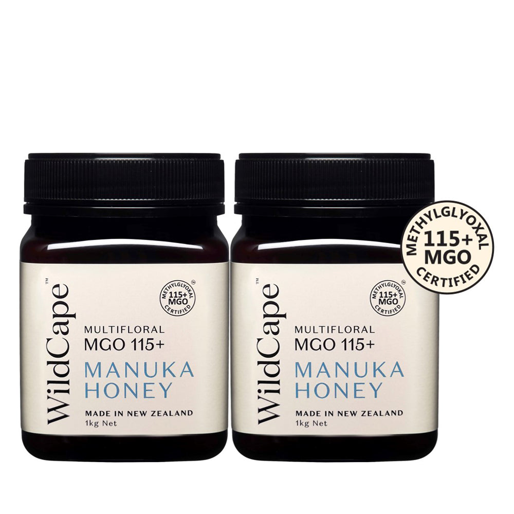 WildCape Manuka Honey MGO 115+ 1kg - Bundle of 2