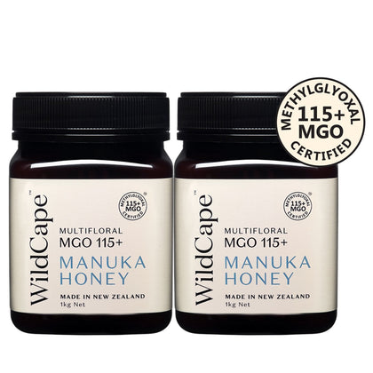 WildCape Manuka MGO115+ 1kg - Bundle of 2