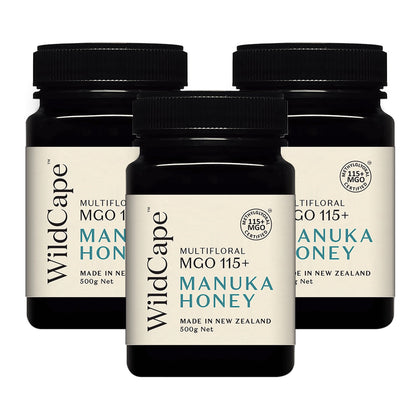 WildCape Manuka MGO115+ 500g - Bundle of 3