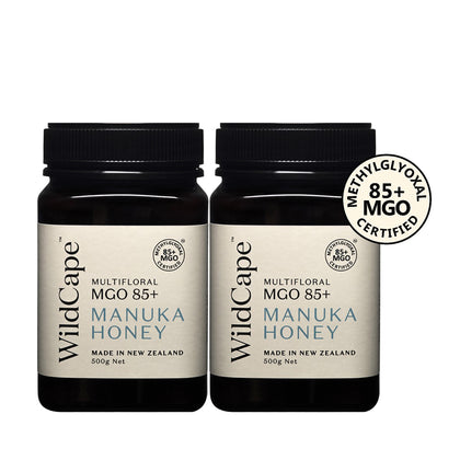 WildCape Manuka Honey MGO 85+ 500g - Bundle of 2