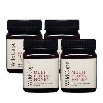 WildCape Multifloral Honey 1kg - Bundle of 4