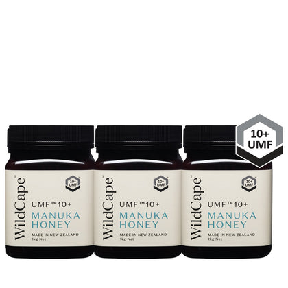 WildCape Manuka Honey UMF10+ 1kg - Bundle of 3