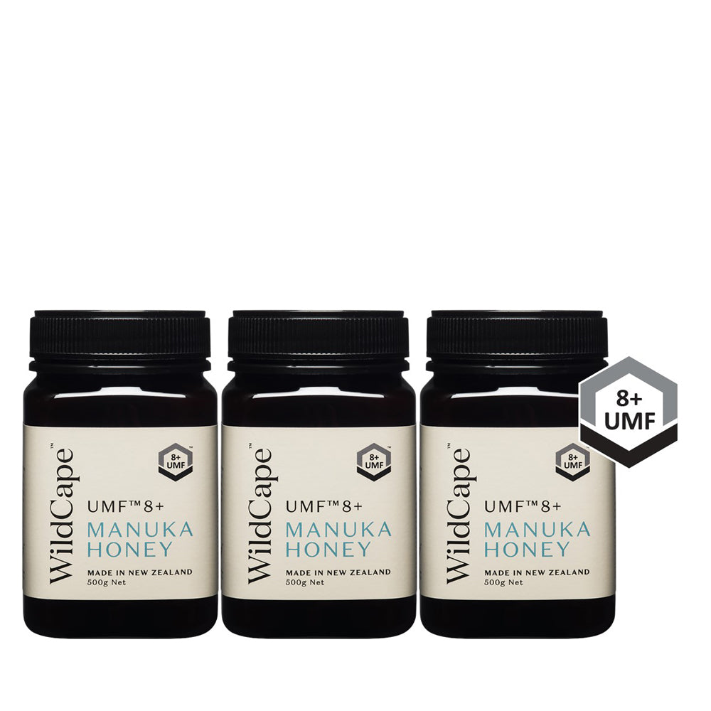 WildCape Manuka Honey UMF 8+ 500g - Bundle of 3