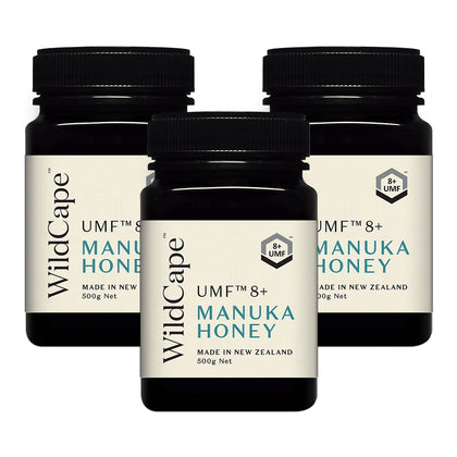 WildCape Manuka UMF 8+ 500g - Bundle of 3