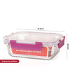 Kukeri 370ml + 640ml Borosilicate Glass Container - Maroon