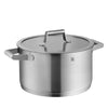 WMF Comfort Line 24cm High Casserole with Glass Lid