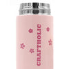 Craftholic 450ml Stainess Steel Thermal Flask + Character Band Charm Set - Pink