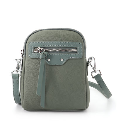 SARRER Leather Sling Bag - Green