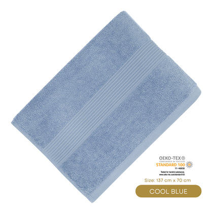 [$10 Deal] YUMEKO Sakura SPA Collection Bath Towel - Cool Blue